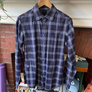 Stile Benetton Button Up Plaid Shirt